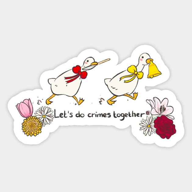 Together Crimes Sticker by RachyBee